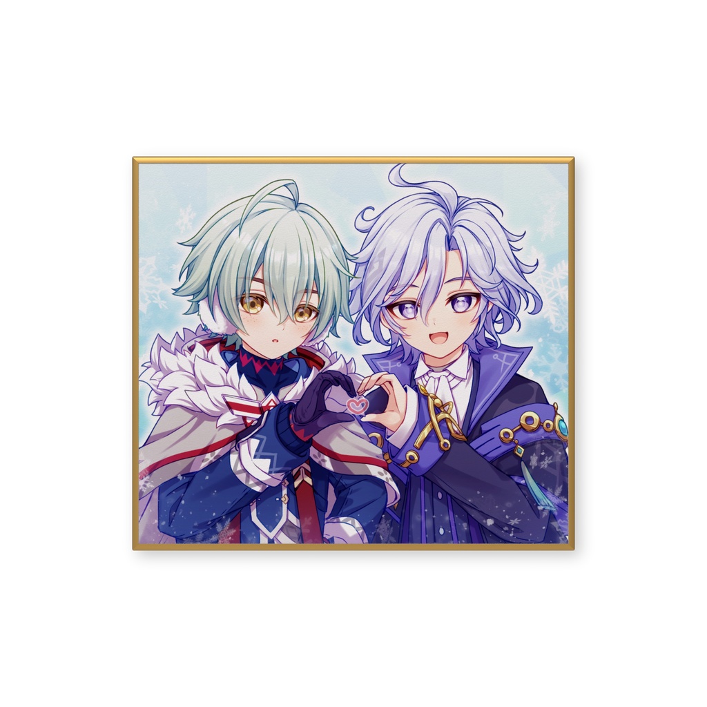 【原神】アリョーシャ&ミティヤ/ミニ色紙【非公式】