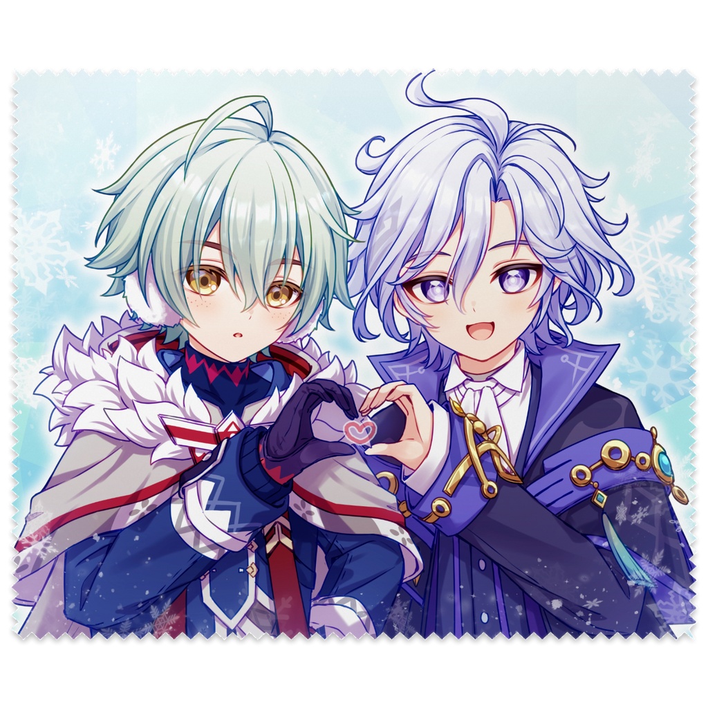 【原神】アリョーシャ&ミティヤ/メガネ拭き【非公式】