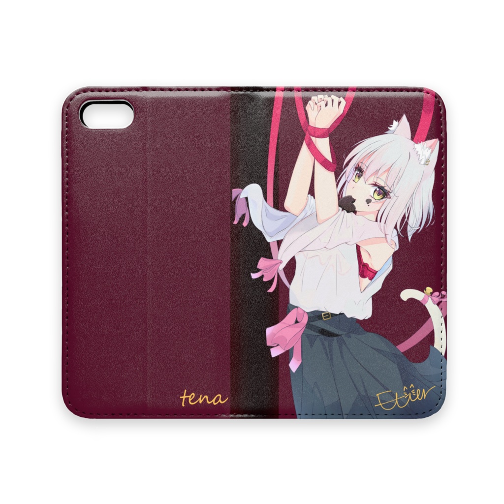 手帳型iPhoneケース(テーナ)