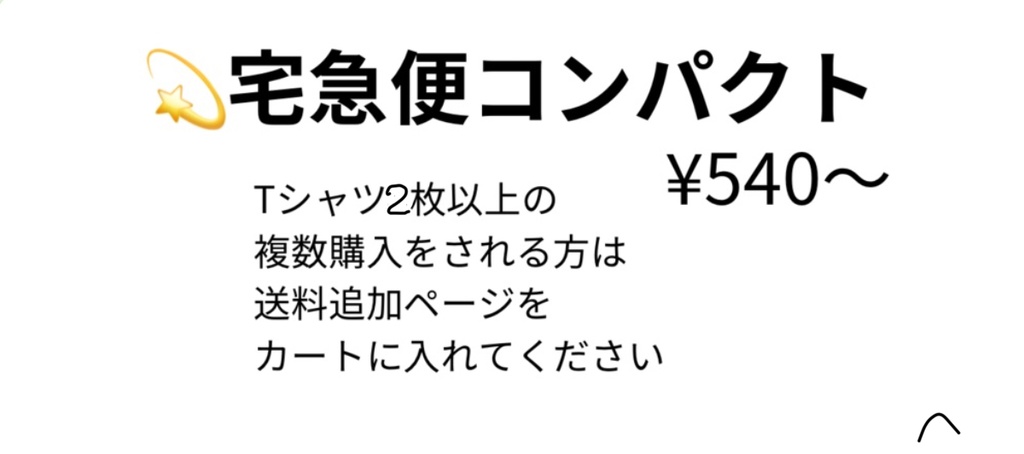 送料追加分（宅急便コンパクト）