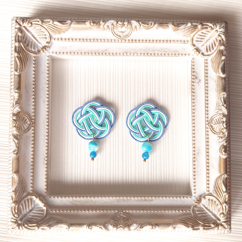 水引ピアスー空ー