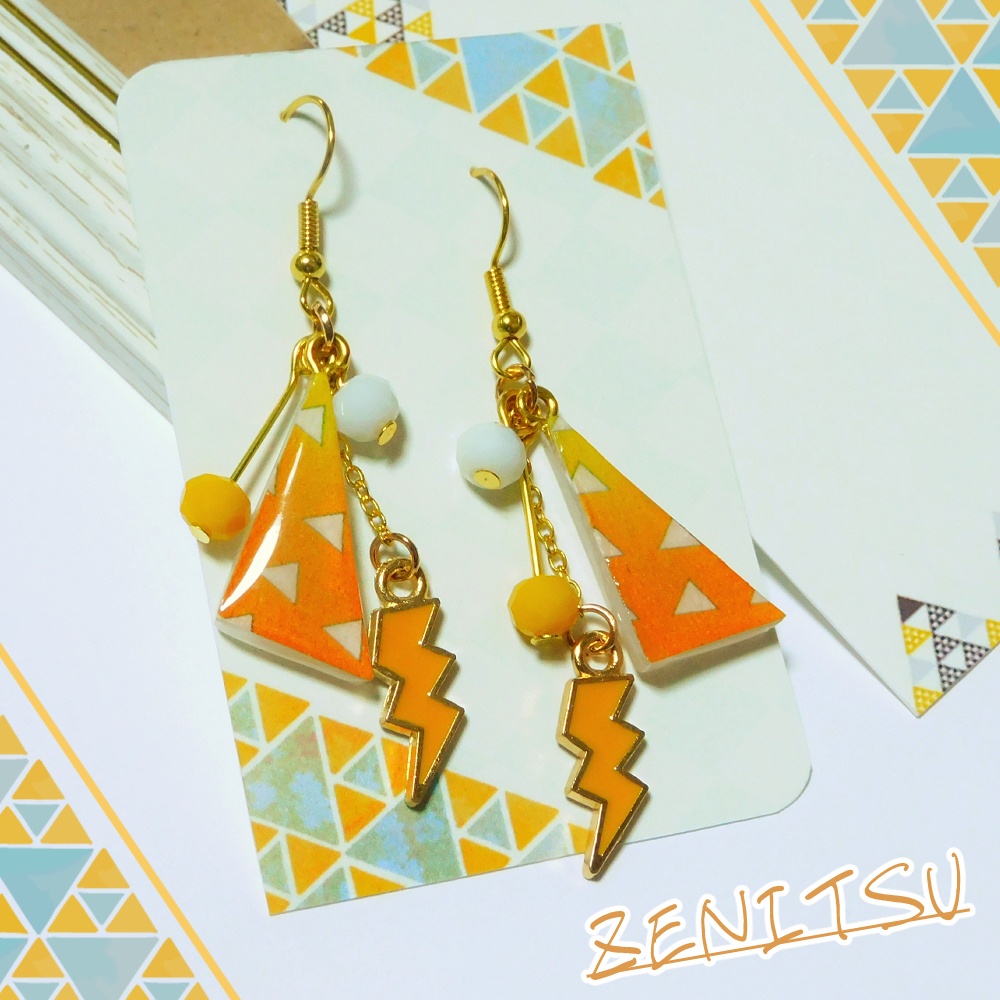 【鬼滅】雷兄弟羽織柄イメージアクセサリー