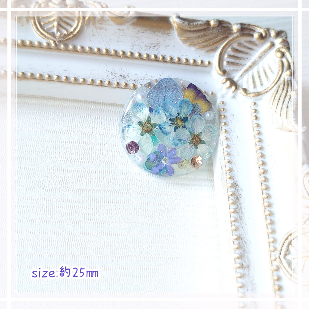 ブルーカラーのポニーフック