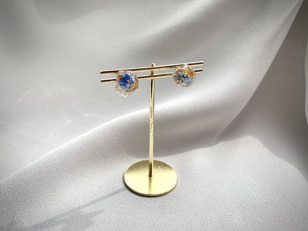 揺れない琥珀糖男士 ピアス Mitchell Booth