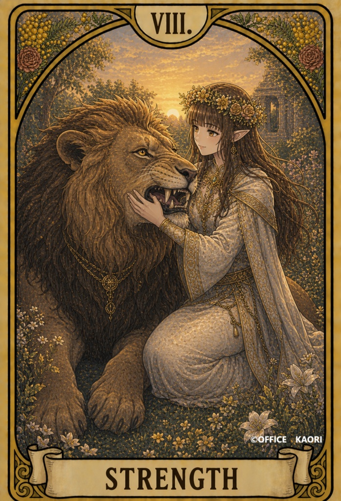 Mimosaのタロットカード(タロット画像22枚+裏面画像1枚)Purple Tarot Art Collection | Digital Download
