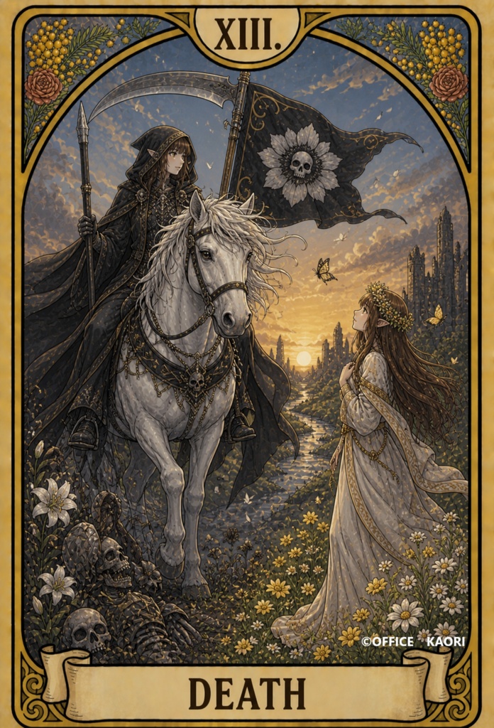 Mimosaのタロットカード(タロット画像22枚+裏面画像1枚)Purple Tarot Art Collection | Digital Download