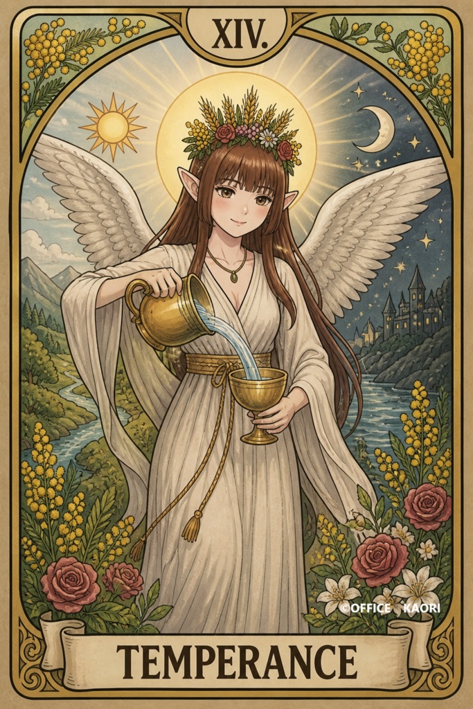 Mimosaのタロットカード(タロット画像22枚+裏面画像1枚)Purple Tarot Art Collection | Digital Download