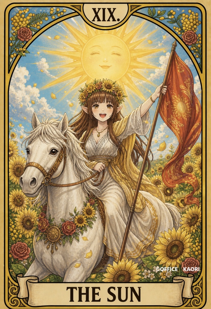 Mimosaのタロットカード(タロット画像22枚+裏面画像1枚)Purple Tarot Art Collection | Digital Download