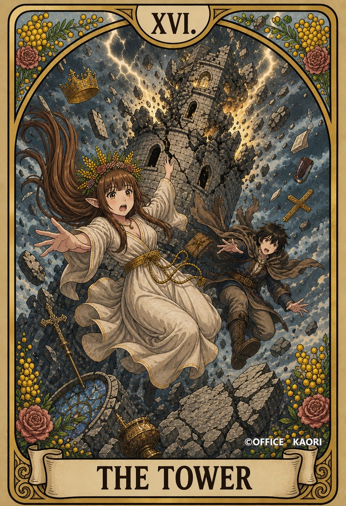 Mimosaのタロットカード(タロット画像22枚+裏面画像1枚)Purple Tarot Art Collection | Digital Download