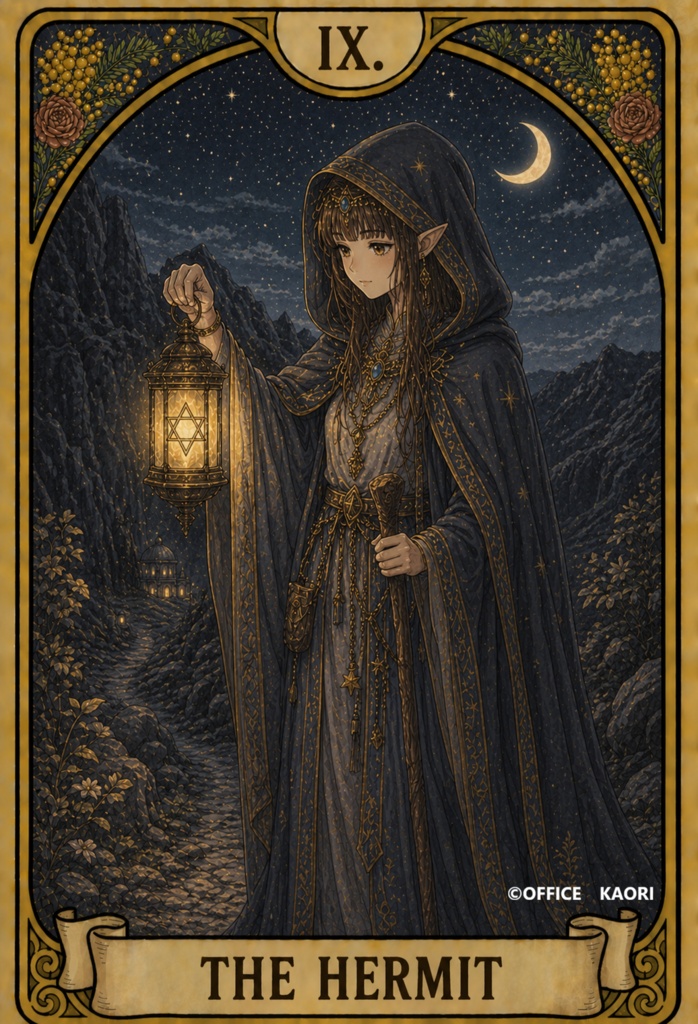Mimosaのタロットカード(タロット画像22枚+裏面画像1枚)Purple Tarot Art Collection | Digital Download