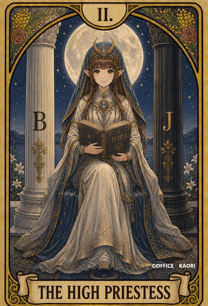 Mimosaのタロットカード(タロット画像22枚+裏面画像1枚)Purple Tarot Art Collection | Digital Download
