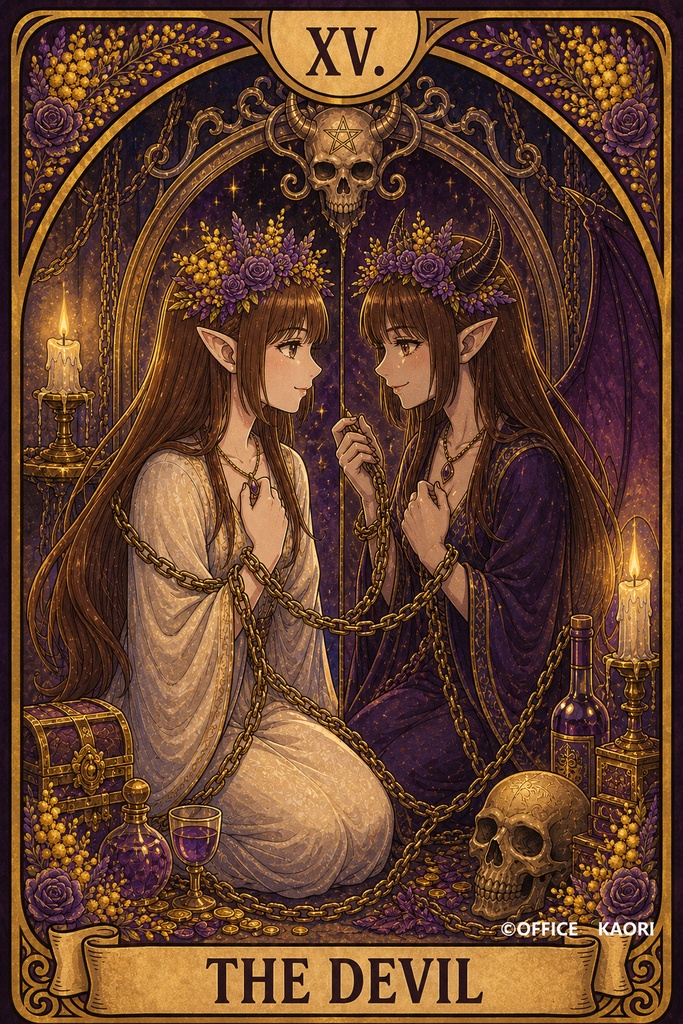 Purple Tarot Art Collection | Digital Download|幻想タロットアート集 紫 (タロット画像22枚+裏面画像1枚)tarot art / fantasy art / printable art