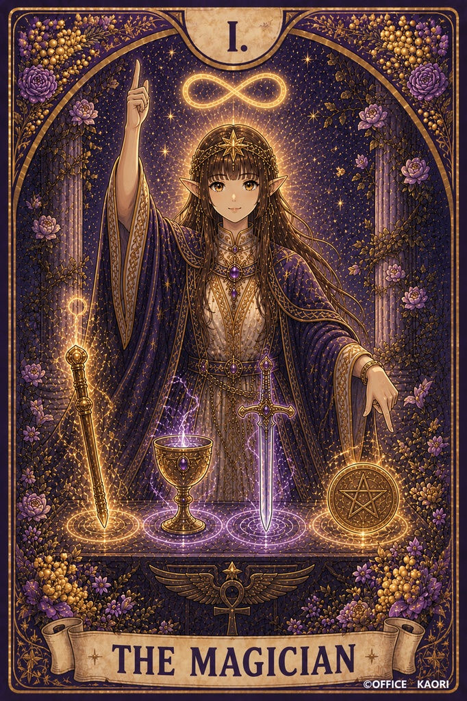 Purple Tarot Art Collection | Digital Download|幻想タロットアート集 紫 (タロット画像22枚+裏面画像1枚)tarot art / fantasy art / printable art