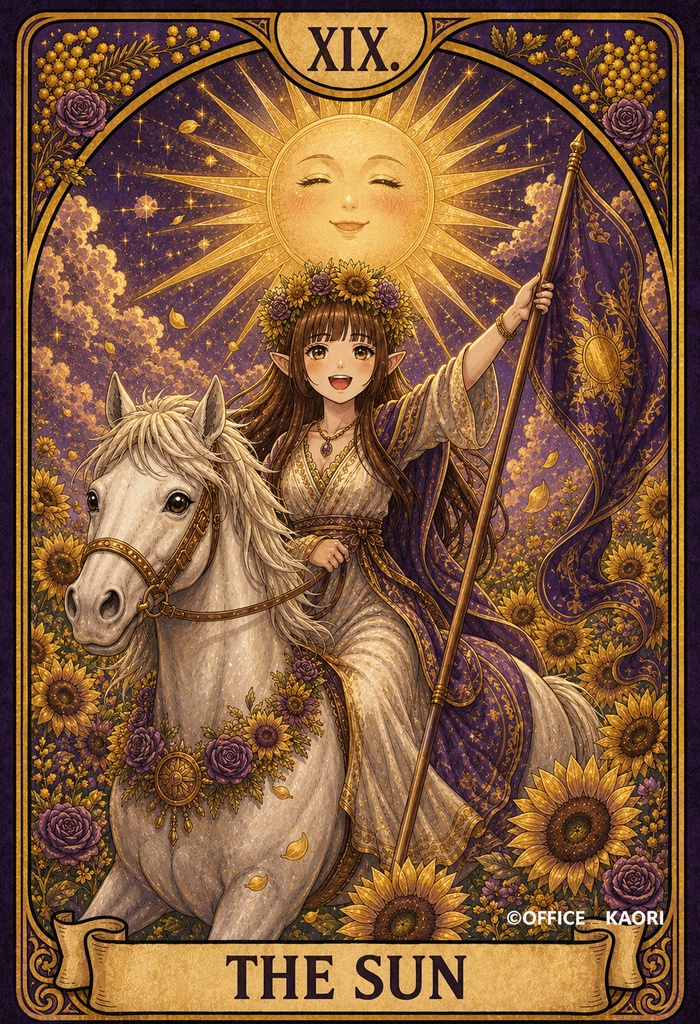 Purple Tarot Art Collection | Digital Download|幻想タロットアート集 紫 (タロット画像22枚+裏面画像1枚)tarot art / fantasy art / printable art