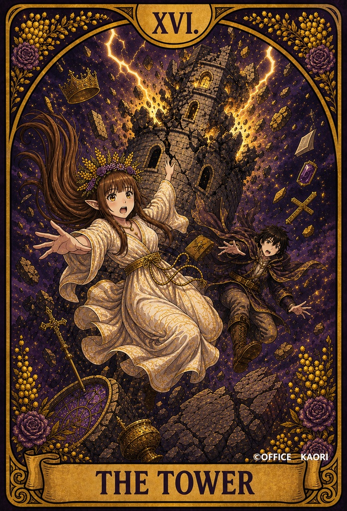 Purple Tarot Art Collection | Digital Download|幻想タロットアート集 紫 (タロット画像22枚+裏面画像1枚)tarot art / fantasy art / printable art