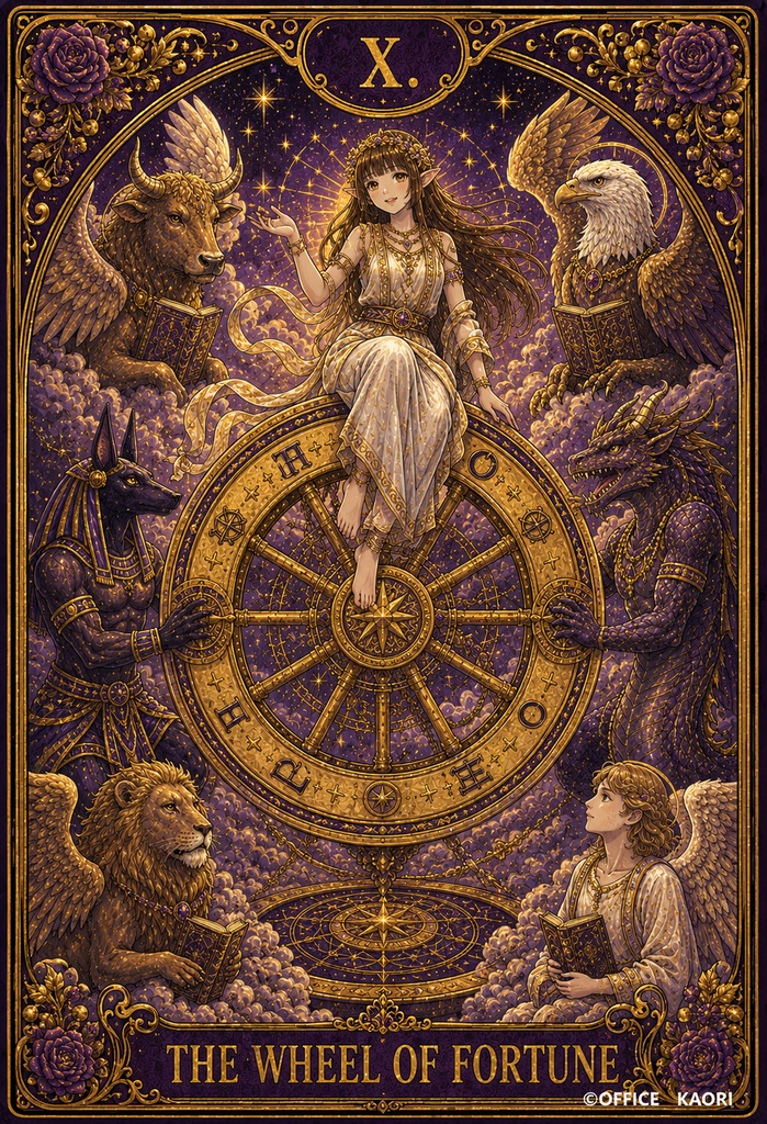Purple Tarot Art Collection | Digital Download|幻想タロットアート集 紫 (タロット画像22枚+裏面画像1枚)tarot art / fantasy art / printable art