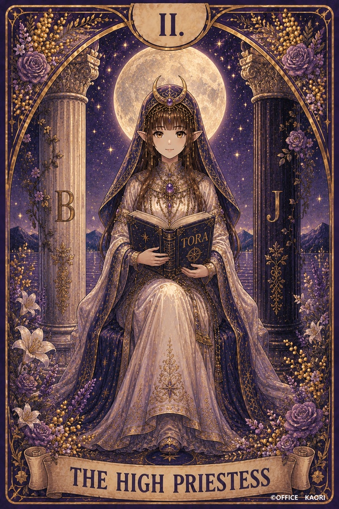 Purple Tarot Art Collection | Digital Download|幻想タロットアート集 紫 (タロット画像22枚+裏面画像1枚)tarot art / fantasy art / printable art