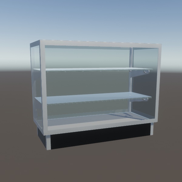 Glass Display Case Prefab