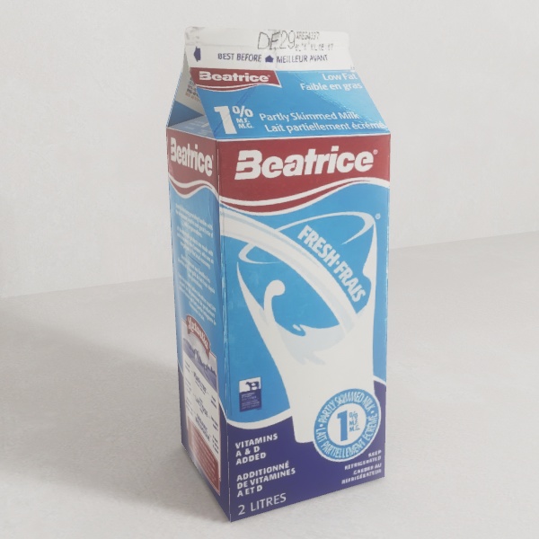 Free Milk Carton Prefab