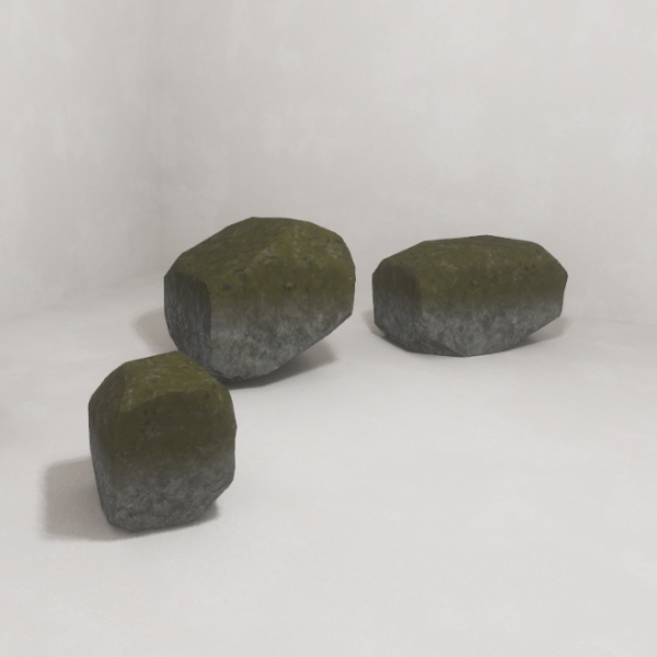 Free Mossy Rocks Prefab