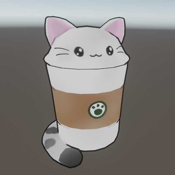 Free Coffee Cat Plushie