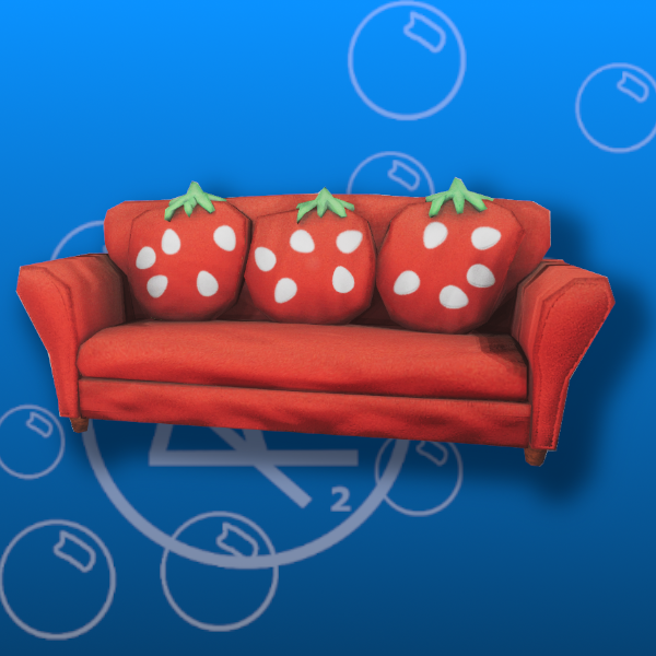 Free Strawberry Couch Prefab