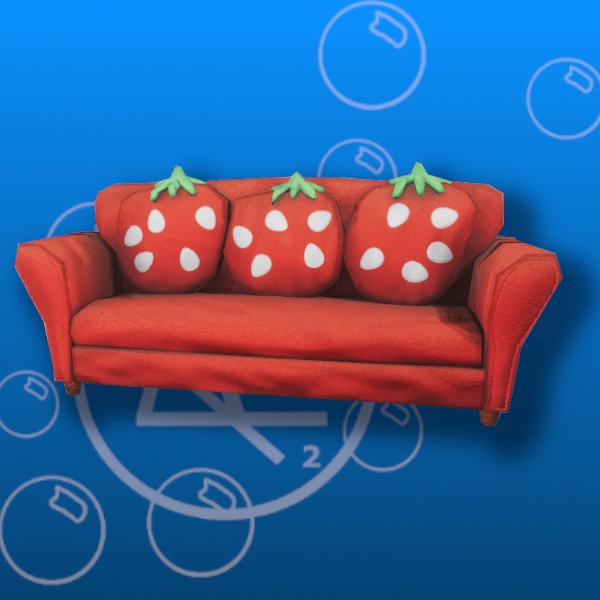 Free Strawberry Couch Prefab