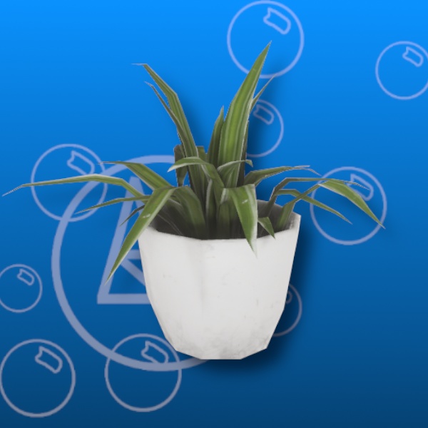 Free Potted Spider Plant Prefab