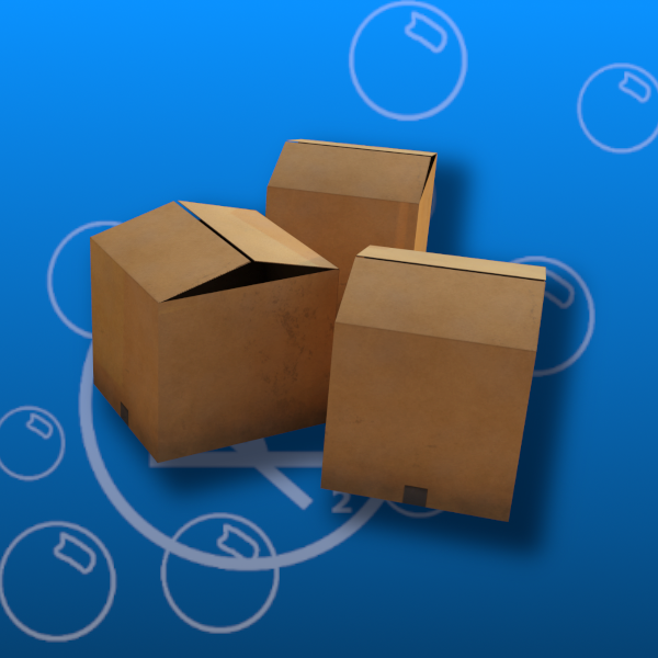 Free Cardboard Box Prefab