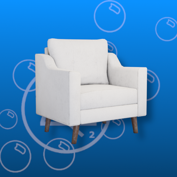 Free White Armchair Prefab