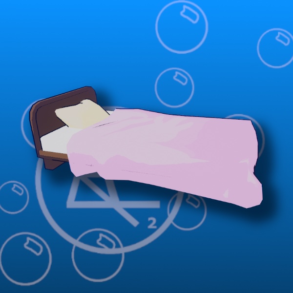 Free Stylized Bed Prefab