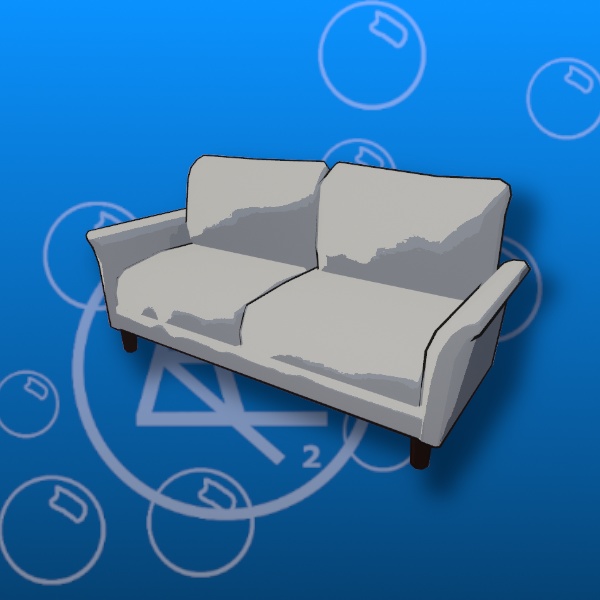 Free Stylized Couch Prefab