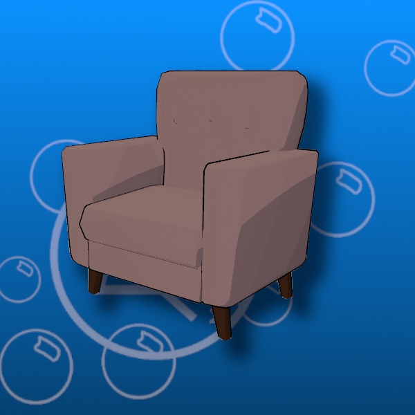 Free Stylized Armchair Prefab