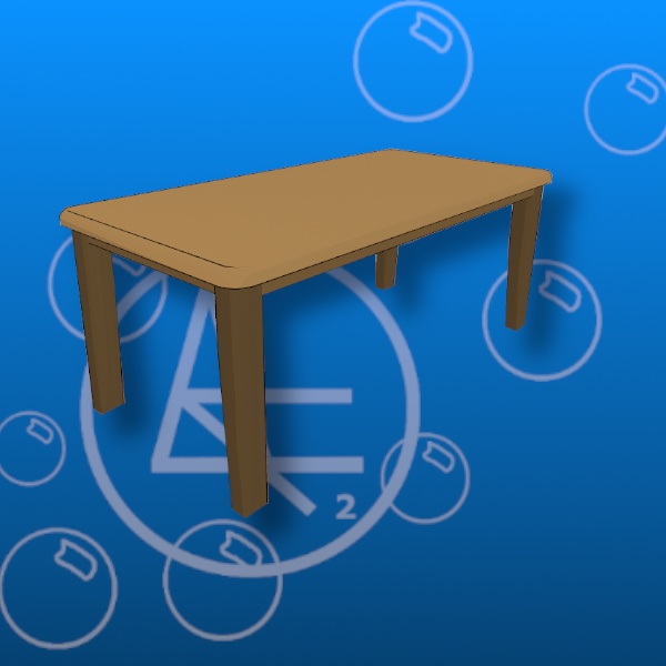 Stylized Kitchen Table Prefab