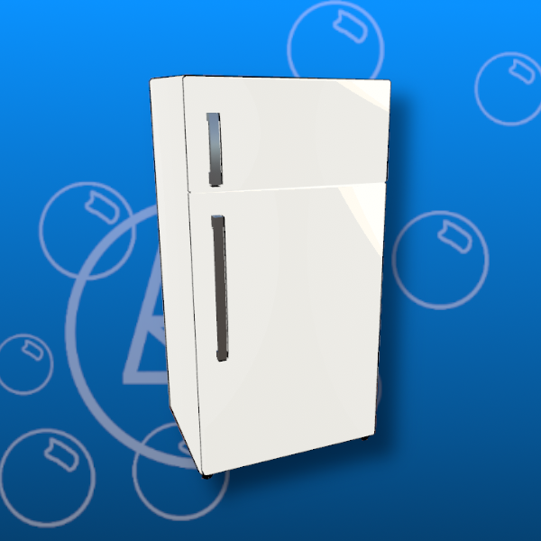 Free Stylized Fridge Prefab