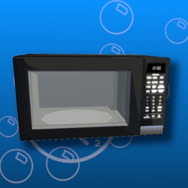 Free Stylized Microwave Prefab
