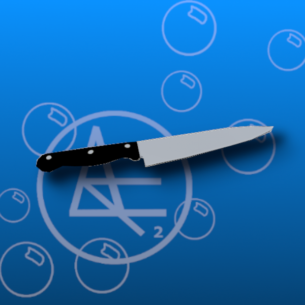 Free Stylized Kitchen Knife Prefab