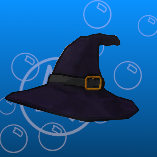 Free Stylized Witch Hat Prefab
