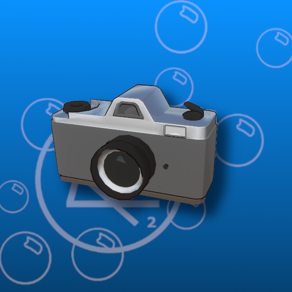 Free Stylized Vintage Camera Prefab