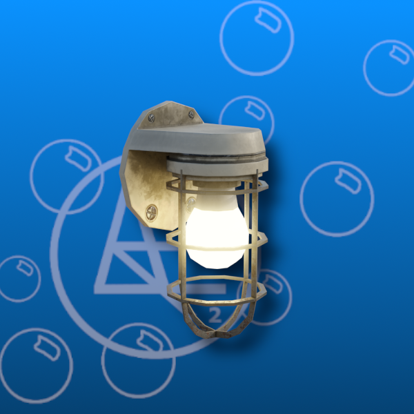 Free Caged Light Prefab