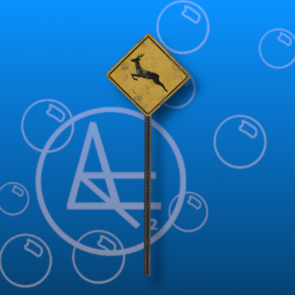 Free Deer Sign Prefab