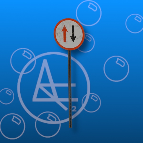 Free Two Way Sign Prefab
