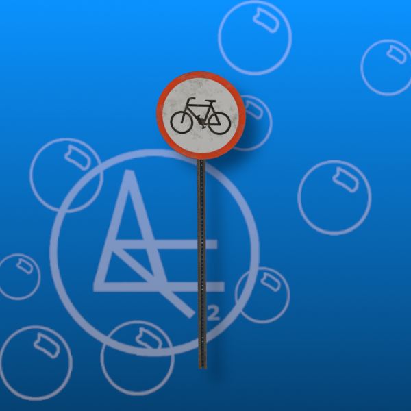 Free Bike Lane Sign Prefab