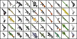 24x24サイズ銃アイコン詰め合わせ(200種類越)