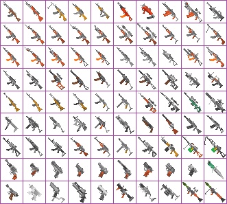 銃アイコン詰め合わせ-ソ連・ロシア系-(114種類)
