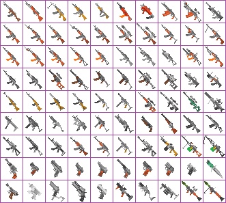 銃アイコン詰め合わせ-ソ連・ロシア系-(114種類)