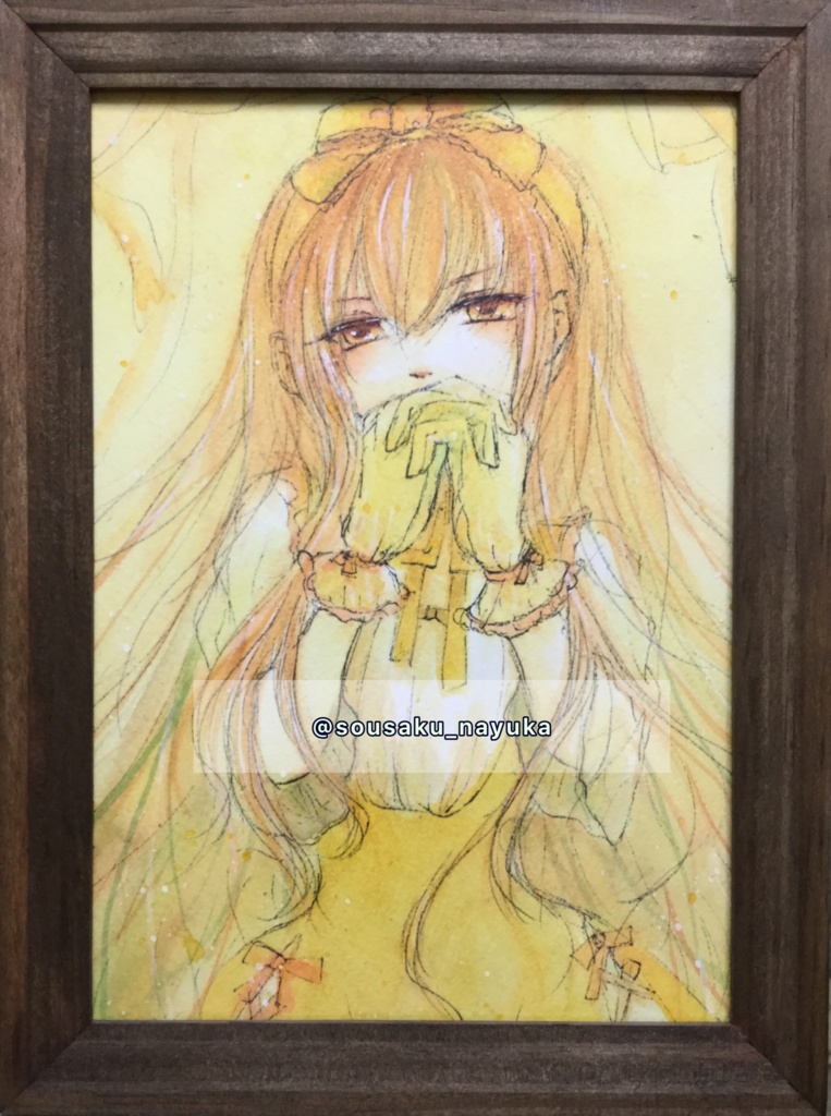 アクエリアンエイジ  東海林光 アナログA5原画(ファンアート)