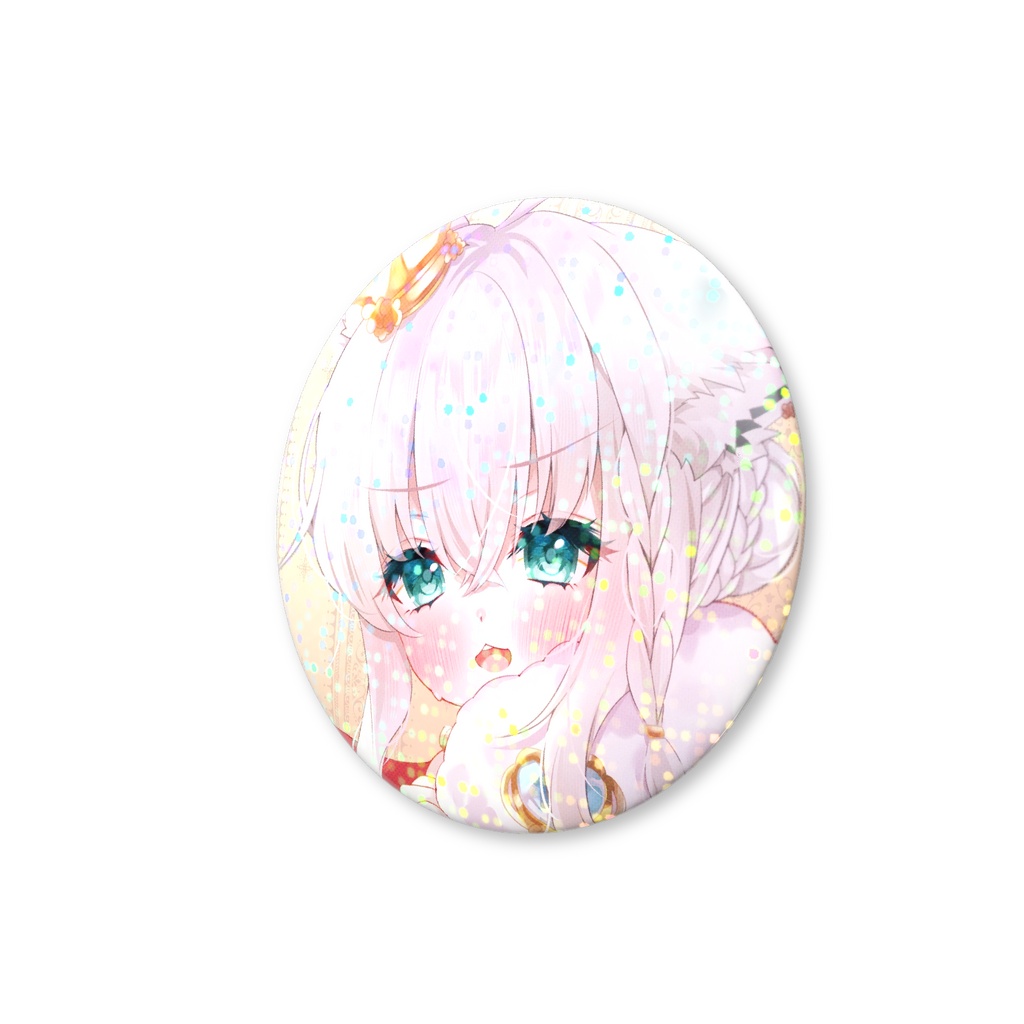 フブキングダム☆キラキラ缶バッチ