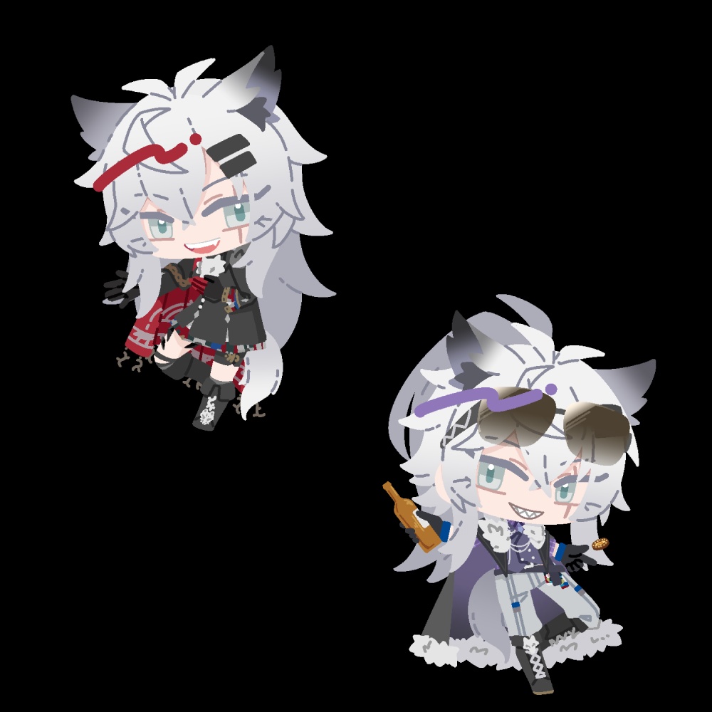 [アークナイツ]異格ラップランド　アクリルキーホルダー