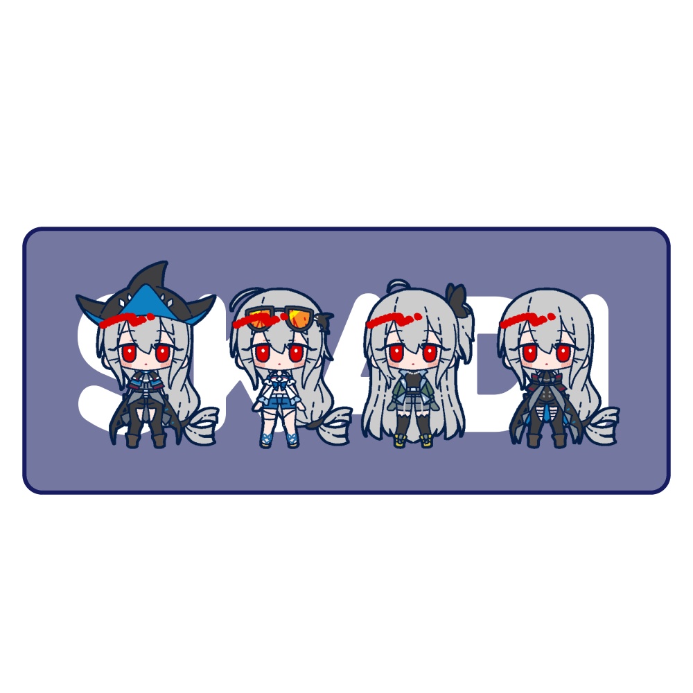 [アークナイツ]スカジ　メッシュポーチ